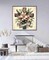 Flower Stamped Cross Stitch Kit for Adults – Beginner-Friendly 11CT Pre-Printed Canvas with Threads & Needles, DIY Embroidery Craft for Home Décor, 13.7×13.7 Inch